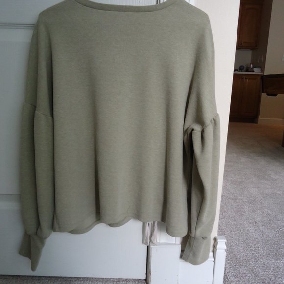 June & Hudson Sweatshirt L Sage - Picture 5 of 8